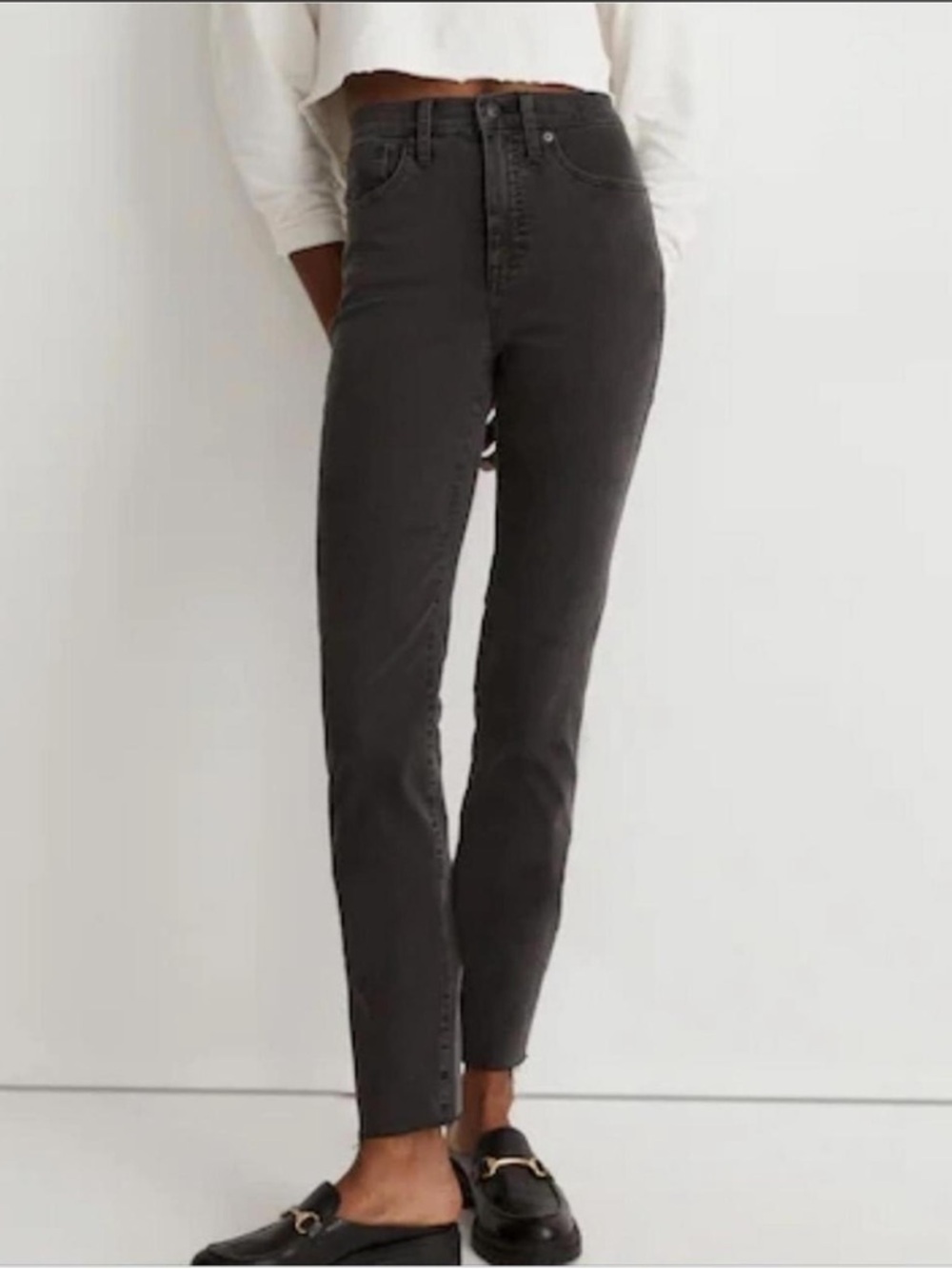 Madewell The Perfect Vintage Stovepipe Jeans in Lunar Wash - Size 30